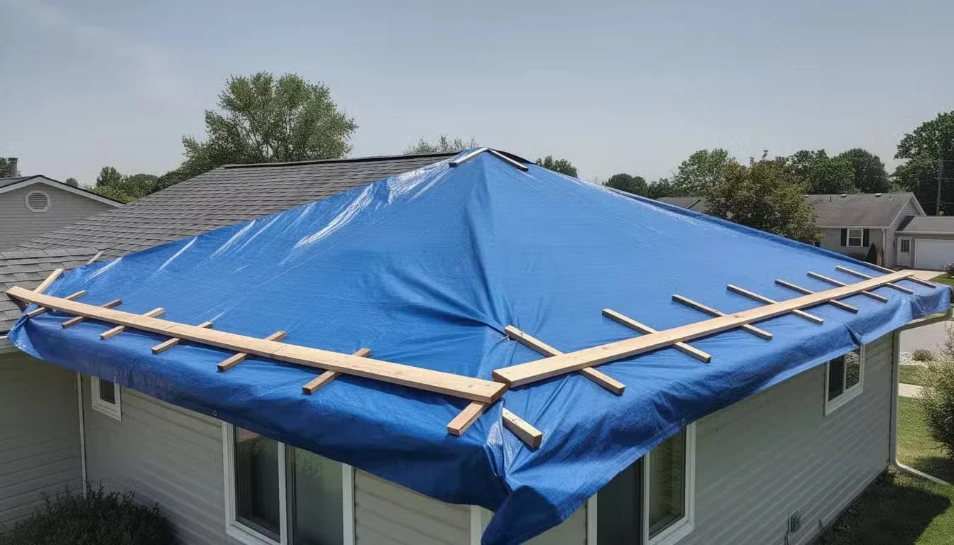 Emergency commercial roof service